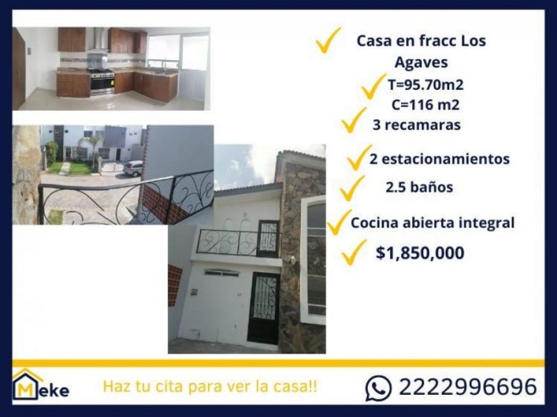 Casa en Venta en fraccionamiento los agaves puebla Puebla, Puebla