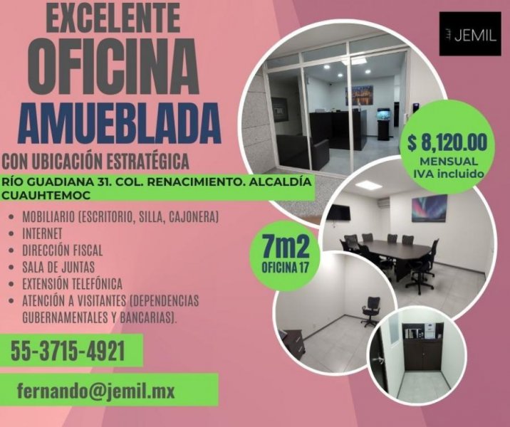 Foto Oficina en Renta en Renacimiento, Cuauhtémoc (CDMX), Distrito Federal - $ 8.120 - OFR333327 - BienesOnLine