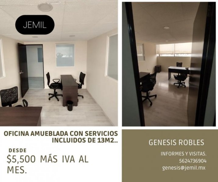 Foto Oficina en Renta en EL PARQUE, Naucalpan de Juárez, Mexico - $ 5.500 - OFR331649 - BienesOnLine