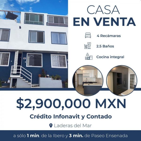 Casa en Venta en Laderas del mar, playas de tijuana Tijuana, Baja California