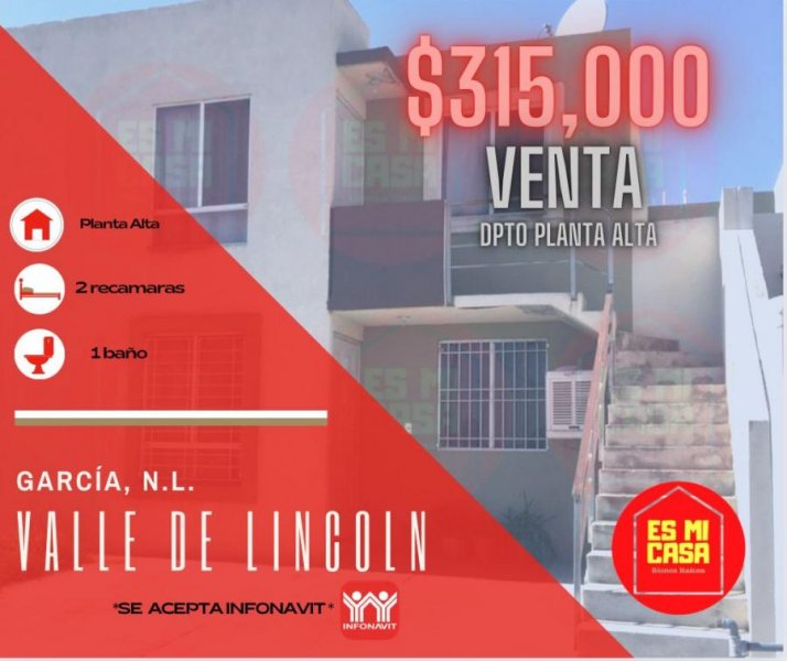 Foto Departamento en Venta en VALLE DE LINCOLN, García, Nuevo Leon - $ 315.000 - DEV315965 - BienesOnLine