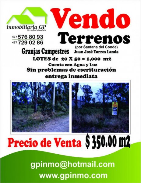 Foto Terreno en Venta en León de los Aldama, Guanajuato - $ 350.000 - TEV199281 - BienesOnLine