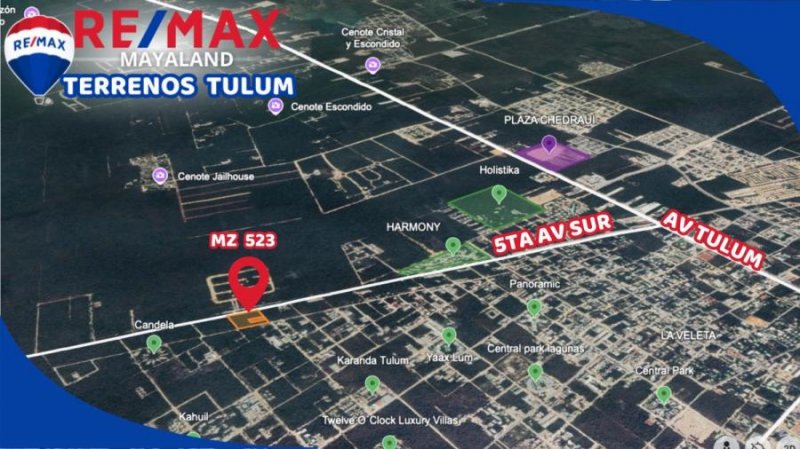 Terreno en Venta en region 8 Tulum, Quintana Roo