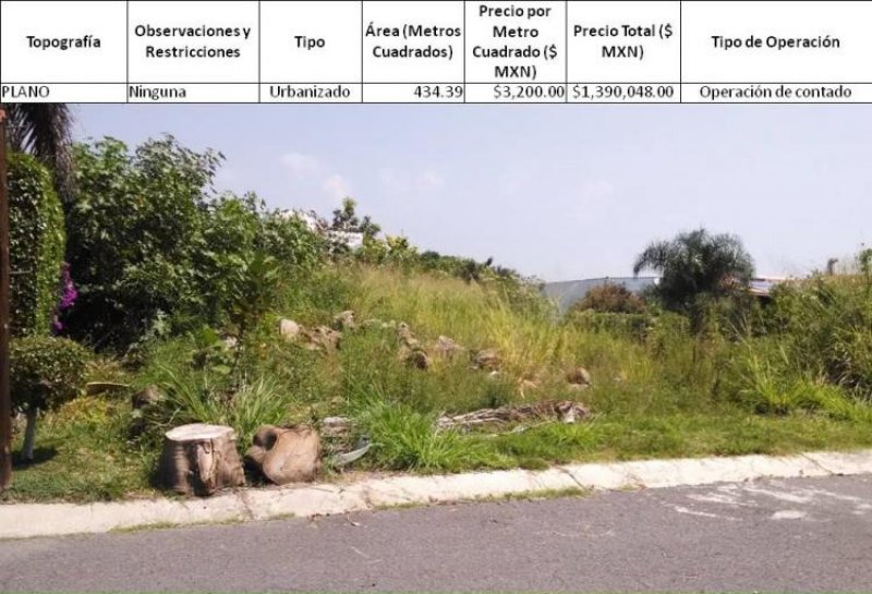 Foto Terreno en Venta en Lomas de Cocoyoc, Fraccionamiento Lomas de Cocoyoc, Morelos - $ 1.390.048 - TEV140541 - BienesOnLine