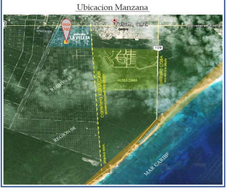 Foto Terreno en Venta en Región 9, Tulum, Quintana Roo - U$D 30.000 - TEV149450 - BienesOnLine