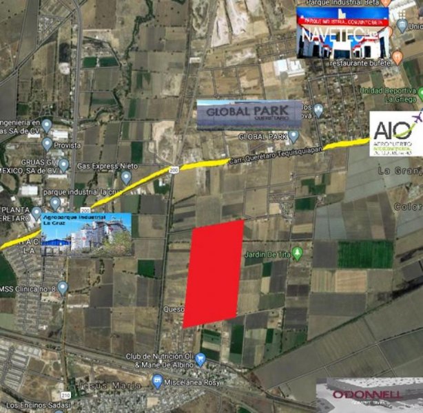 Terreno en venta a 5 minutos del Aeropuerto Internacional de Querétaro