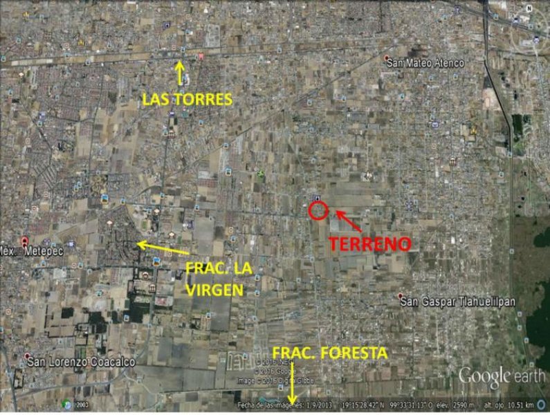 Terreno en Venta en LLANO GRANDE Metepec, Mexico