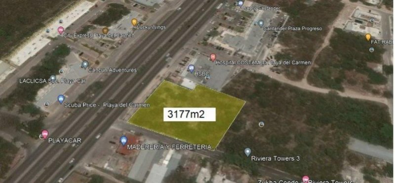 Terreno en Venta en  Playa del Carmen, Quintana Roo