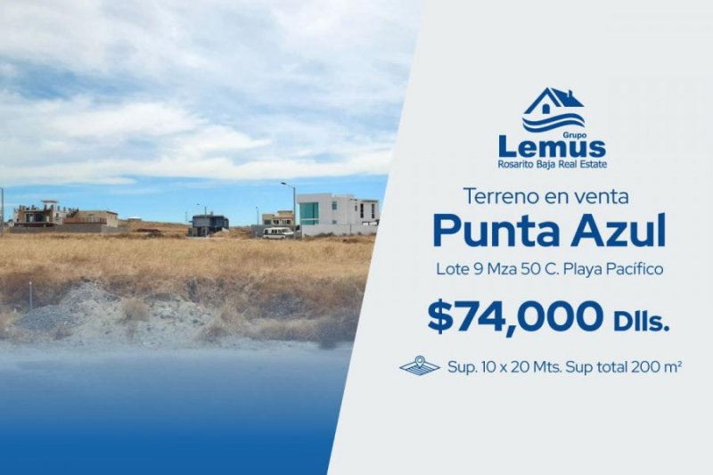 Foto Terreno en Venta en Punta Azul, Punta Azul, Baja California - U$D 74.000 - TEV290626 - BienesOnLine