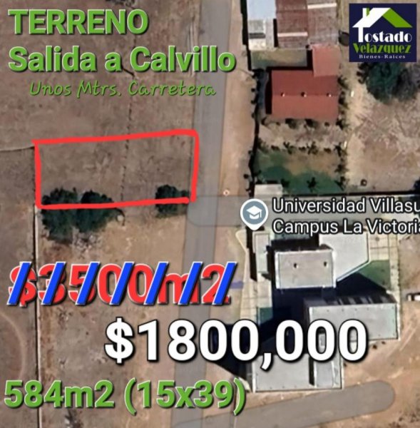 Foto Terreno en Venta en La Victoria, Aguascalientes, Aguascalientes - $ 1.800.000 - TEV358705 - BienesOnLine