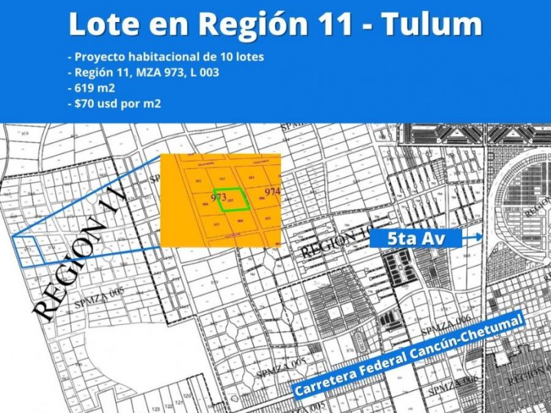 Foto Terreno en Venta en TULUM, Quintana Roo - $ 866.600 - TEV305228 - BienesOnLine