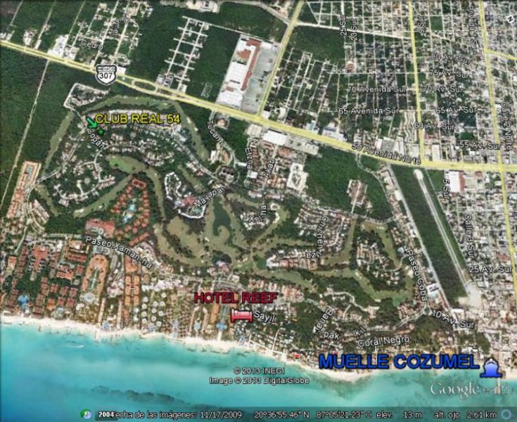 Terreno en Venta en Club Real Playacar Fase II Playa del Carmen, Quintana Roo