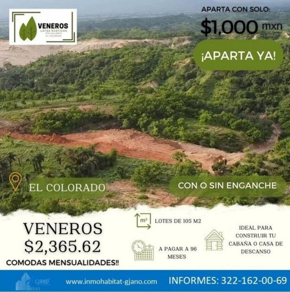 Terreno en Venta en COLORADO Puerto Vallarta, Jalisco