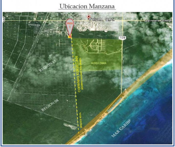 Foto Terreno en Venta en CENTRO TULUM, Tulum, Quintana Roo - U$D 700.000 - TEV141437 - BienesOnLine