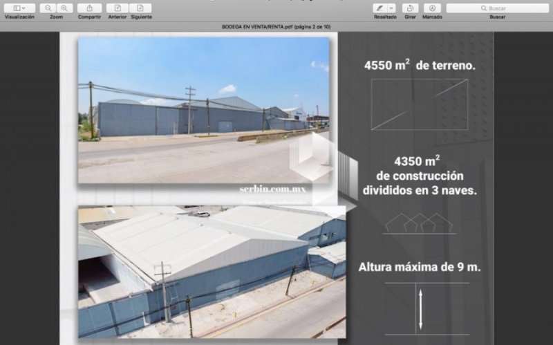 Bodega en Venta en  Puebla, Puebla