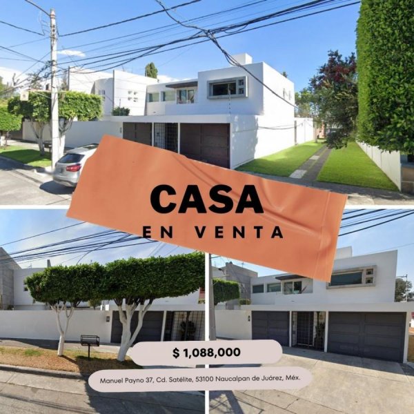 Casa en Venta en CIUDAD SATELITE Naucalpan de Juárez, Mexico