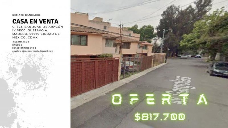 Casa en Venta en SAN JUAN DE ARAGON Gustavo A. Madero, Distrito Federal