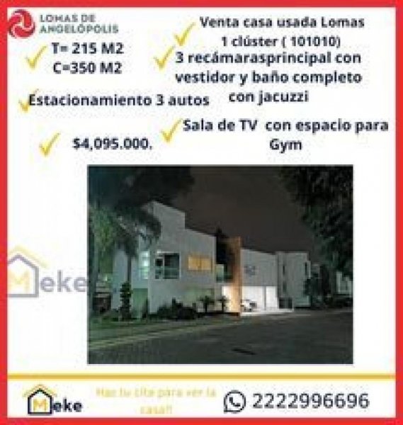 Casa en Venta en angelopolis Puebla, Puebla