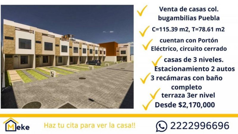 Casa en Venta en colonia bugambilias Puebla, Puebla