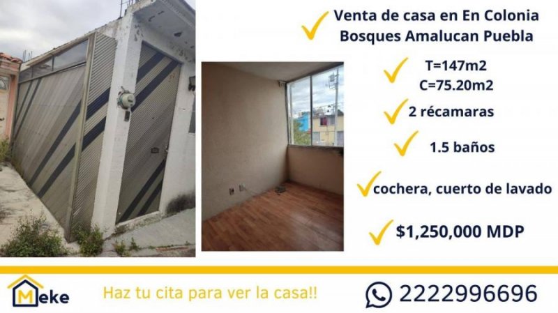 Casa en Venta en Bosques de Amalucan Puebla, Puebla