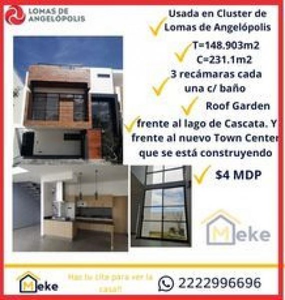 Casa en Venta en angelopolis Puebla, Puebla