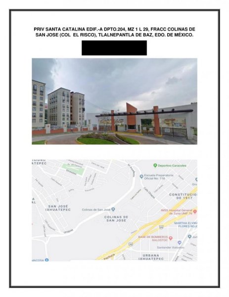 Foto Departamento en Venta en el risco, Tlalnepantla, Mexico - $ 580.000 - DEV264685 - BienesOnLine