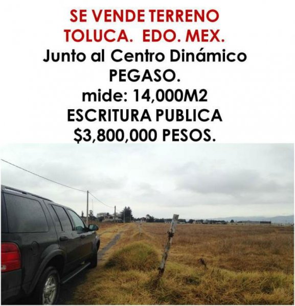 Terreno en Venta en  Toluca de Lerdo, Mexico