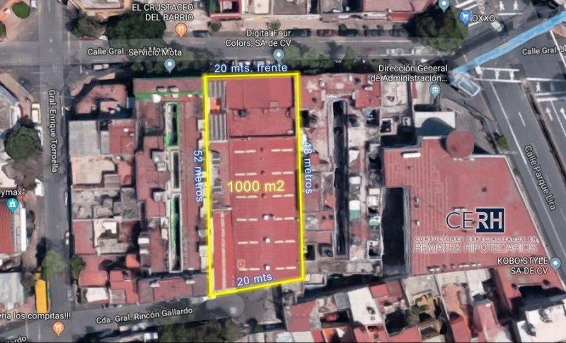 Foto Terreno en Venta en ampliacion daniel garsa, Miguel Hidalgo, Distrito Federal - $ 19.700.000 - TEV263943 - BienesOnLine