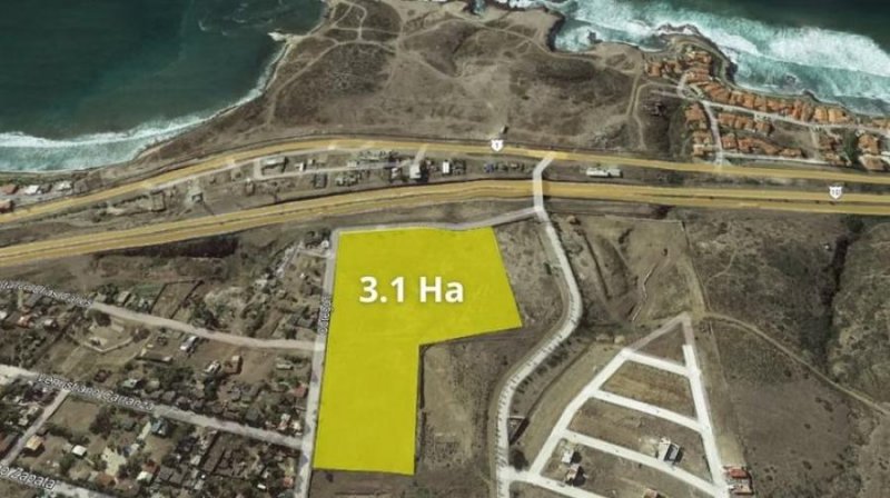 Venta de Terreno frente al mar en Rosarito, Primo Tapia, 3.1HA.