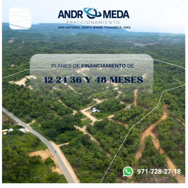 Terreno en Venta en Fraccionamiento Andrómeda Santa María Tonameca, Oaxaca