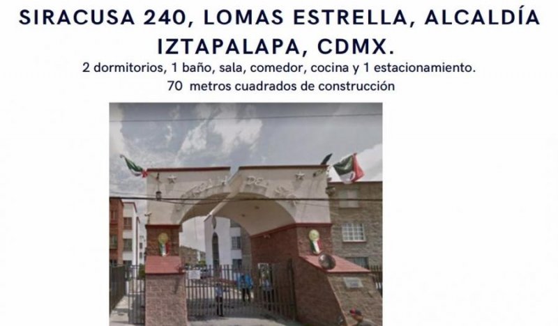 Departamento en Venta en LOMAS ESTRELLA Iztapalapa, Distrito Federal