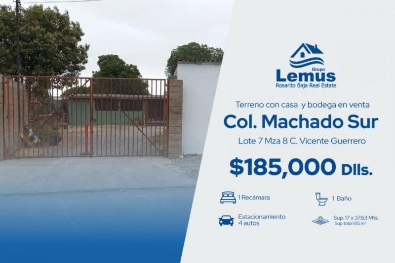 Foto Terreno en Venta en Machado Sur, Rosarito, Baja California - U$D 185.000 - TEV322963 - BienesOnLine