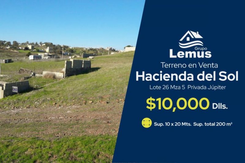 Foto Terreno en Venta en Hacienda del Sol, Rosarito, Baja California - U$D 10.000 - TEV275766 - BienesOnLine