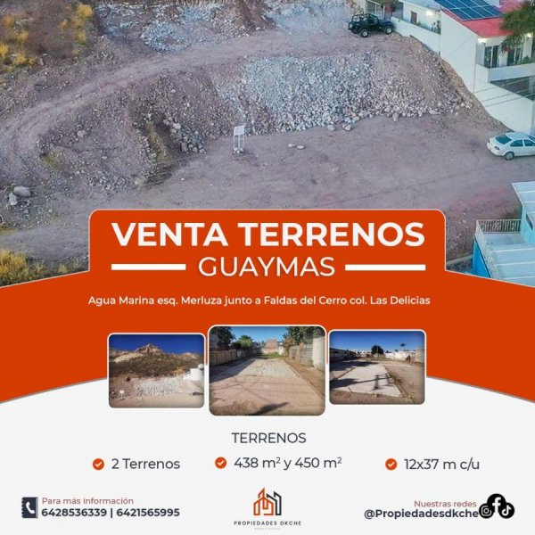 Terreno en Venta en Las Delicias Heroica Guaymas, Sonora