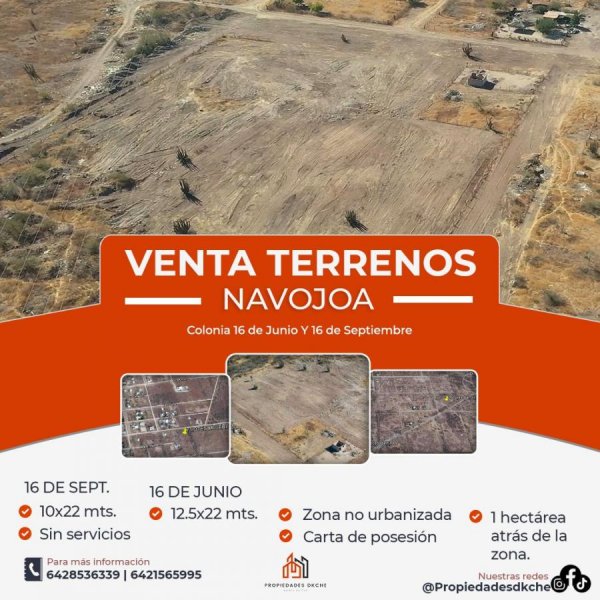 Terreno en Venta en  Navojoa, Sonora